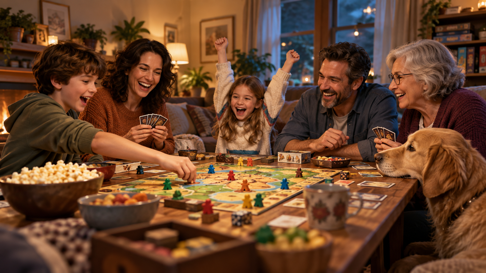 120 Board Game Group Names for Clubs, Nights, and Chats illustration for Family board game night names