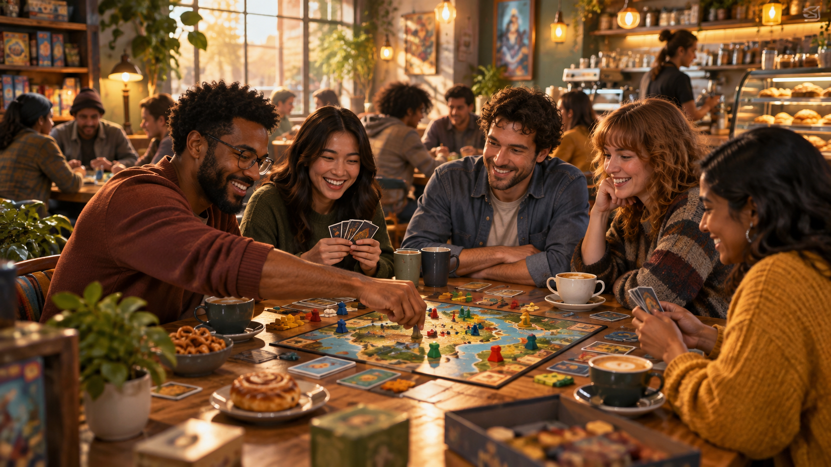 120 Board Game Group Names for Clubs, Nights, and Chats illustration for Names for cafés, meetups, and public clubs