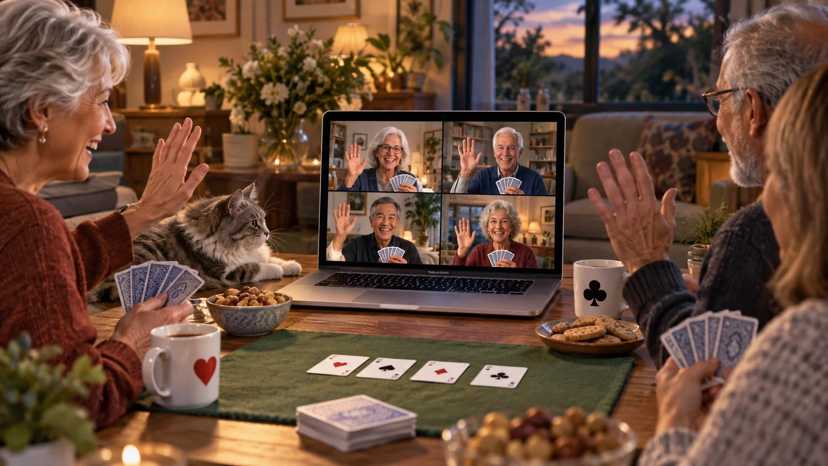 120 Bridge Club Names for Partners, Groups, and Game Nights illustration for Online bridge group chat names