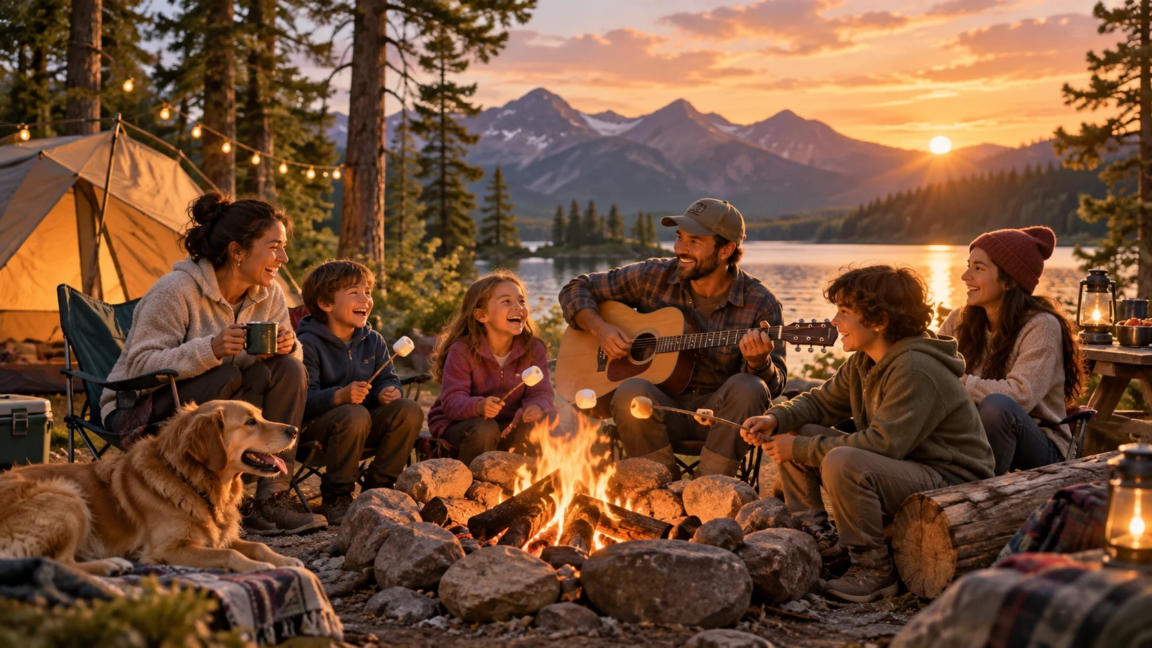 Camping Group Names for Friends, Families, and Outdoor Crews illustration for Family camping group names