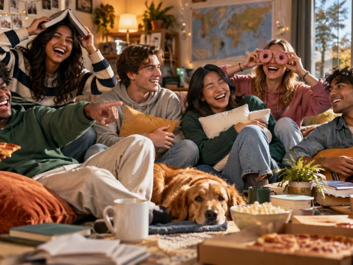College Friend Group Names From Campus to Alumni Life illustration for Funny college friend group names