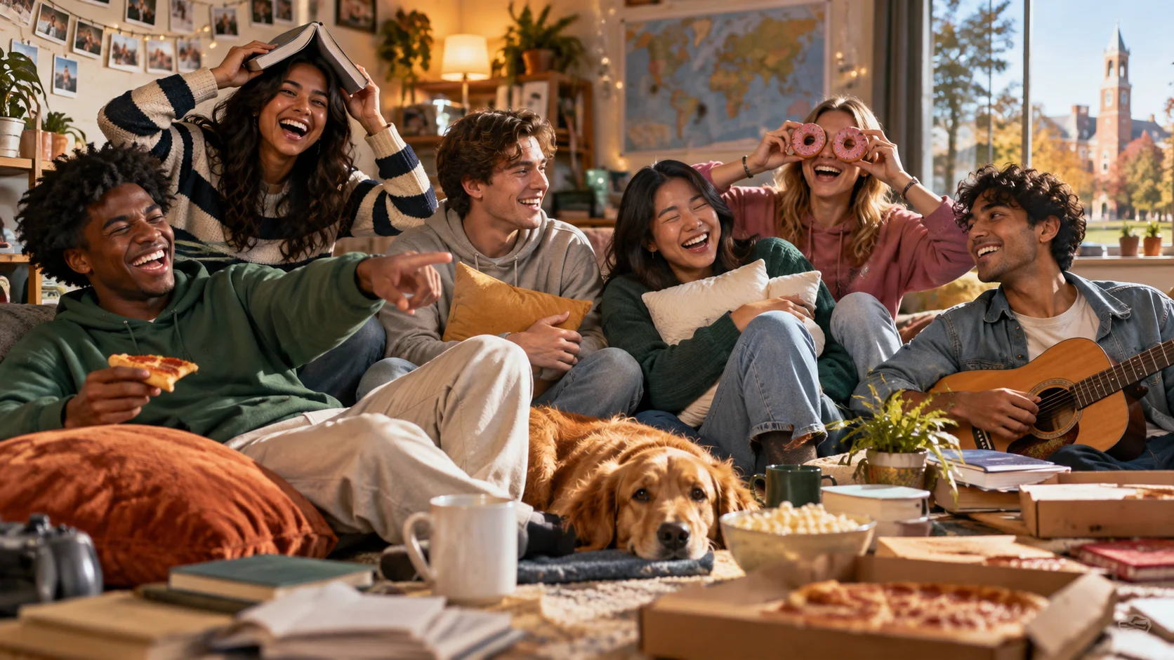 College Friend Group Names From Campus to Alumni Life illustration for Funny college friend group names