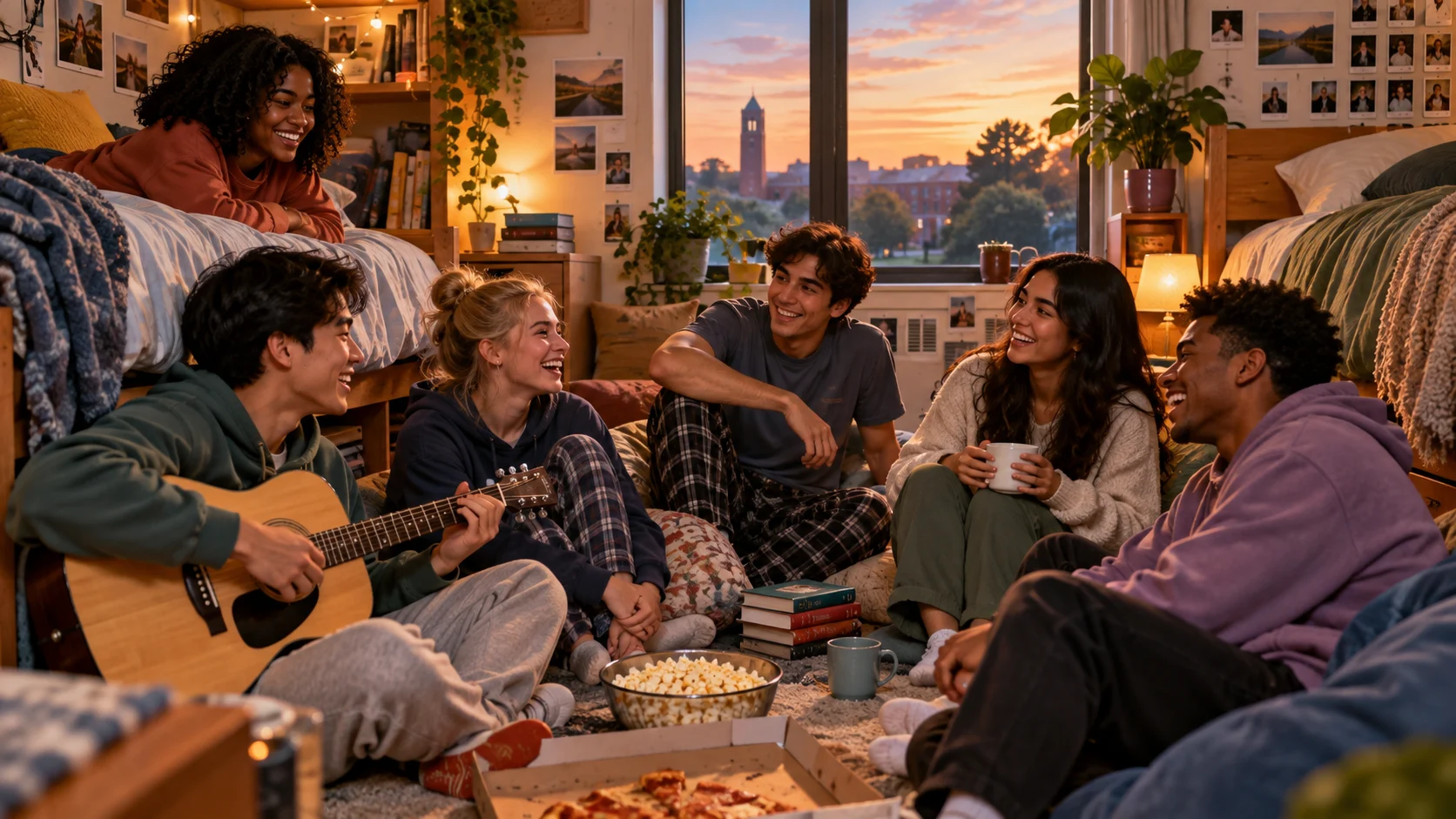 College Friend Group Names From Campus to Alumni Life illustration for Dorm friend group names