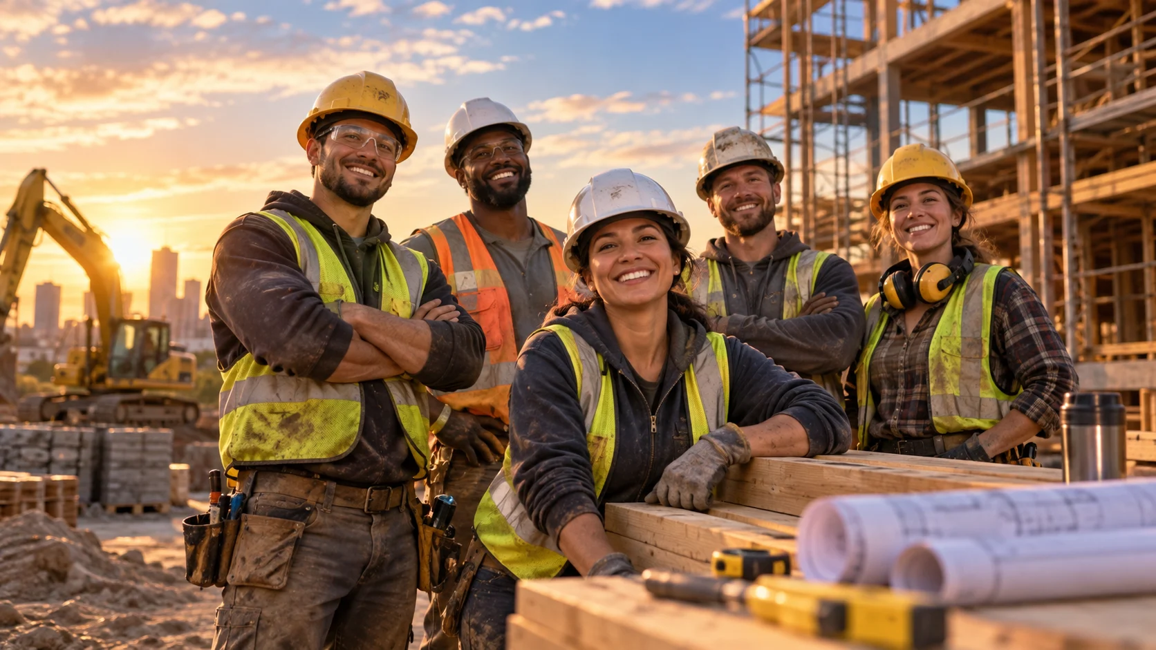 120 Construction Crew Names for Contractors and Job Sites illustration for Professional contractor crew names