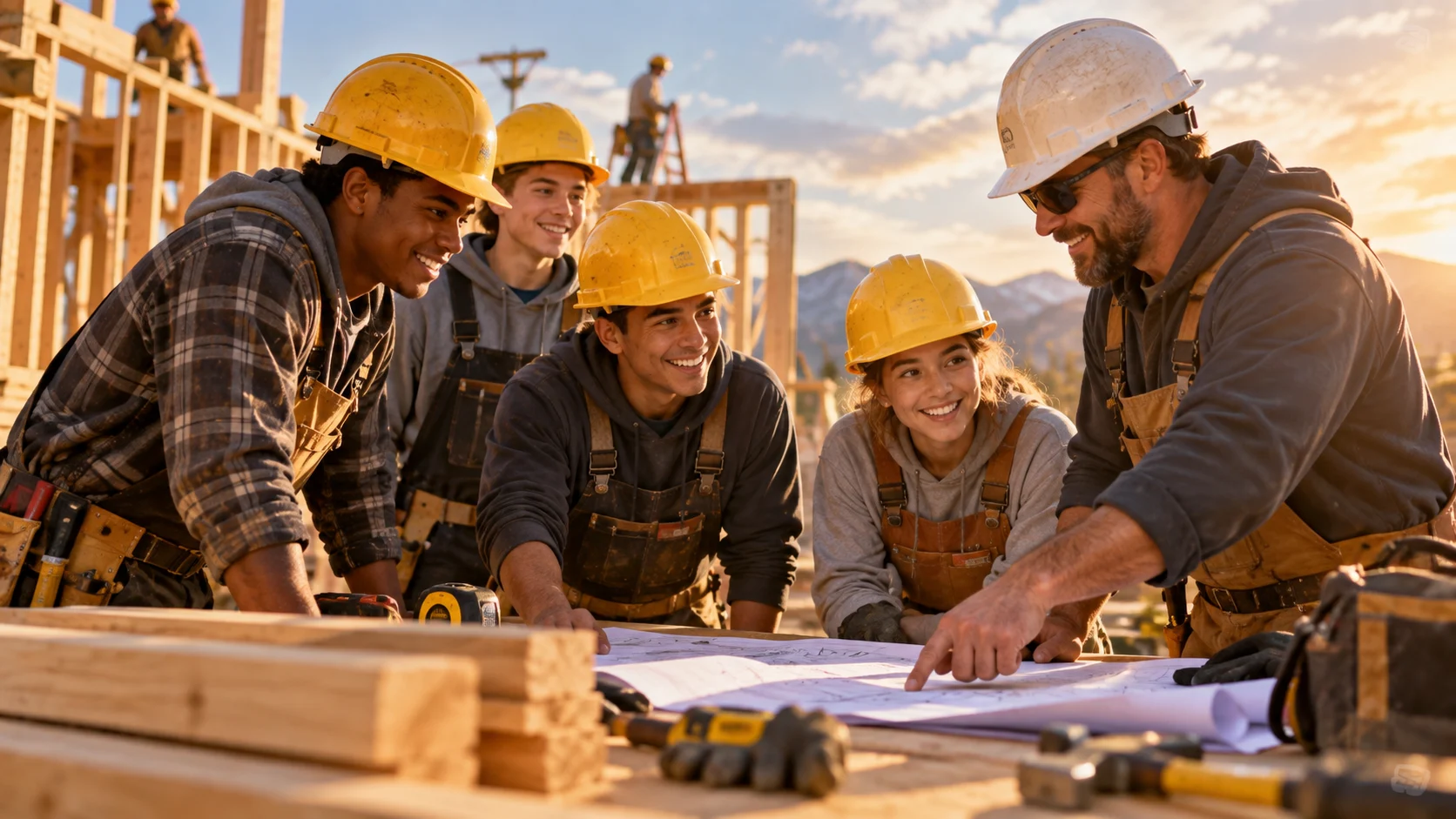 120 Construction Crew Names for Contractors and Job Sites illustration for Names for apprentices and training crews