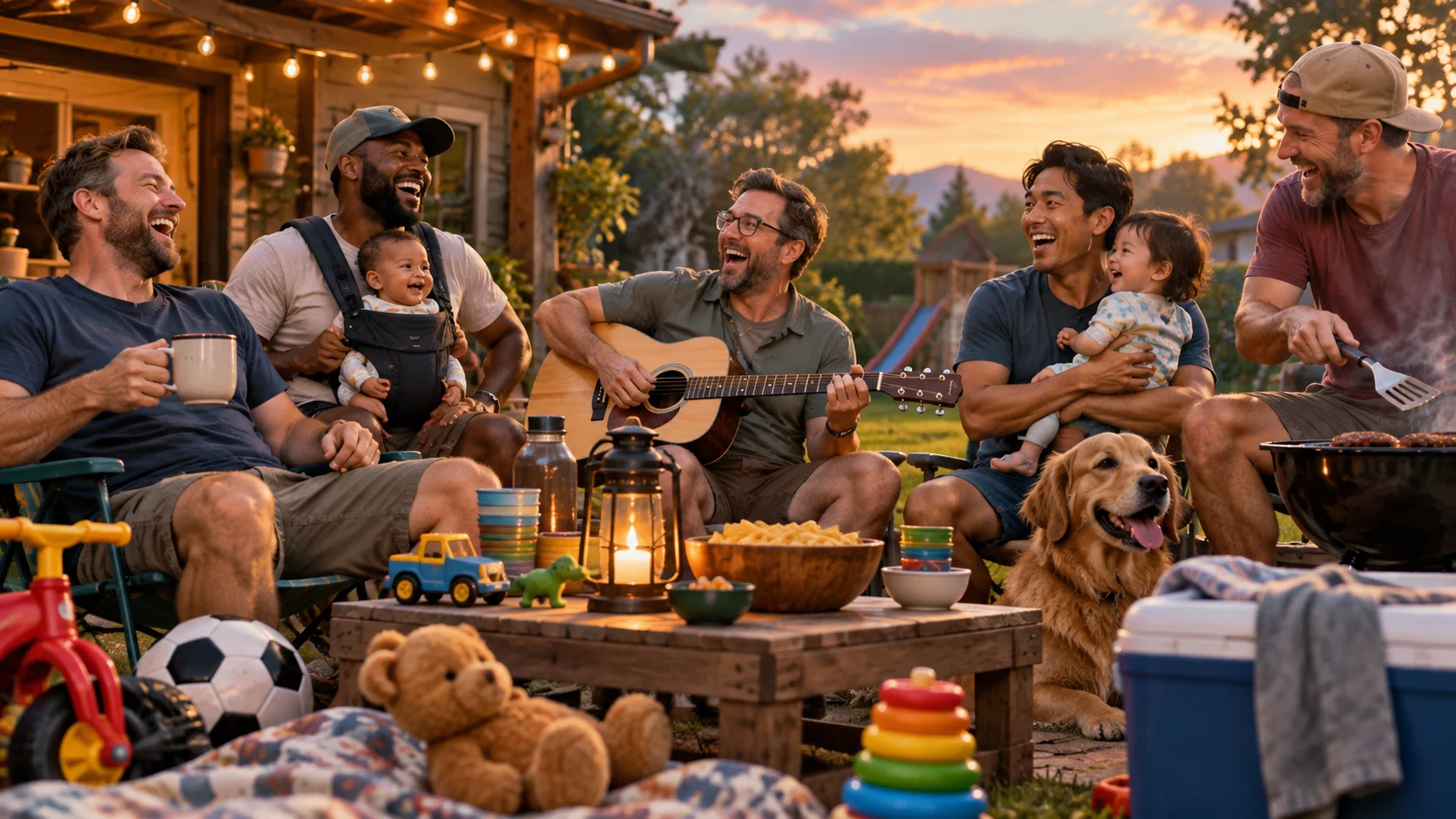 Dad Group Names for Friends, New Fathers, and Group Chats illustration for Funny dad group names