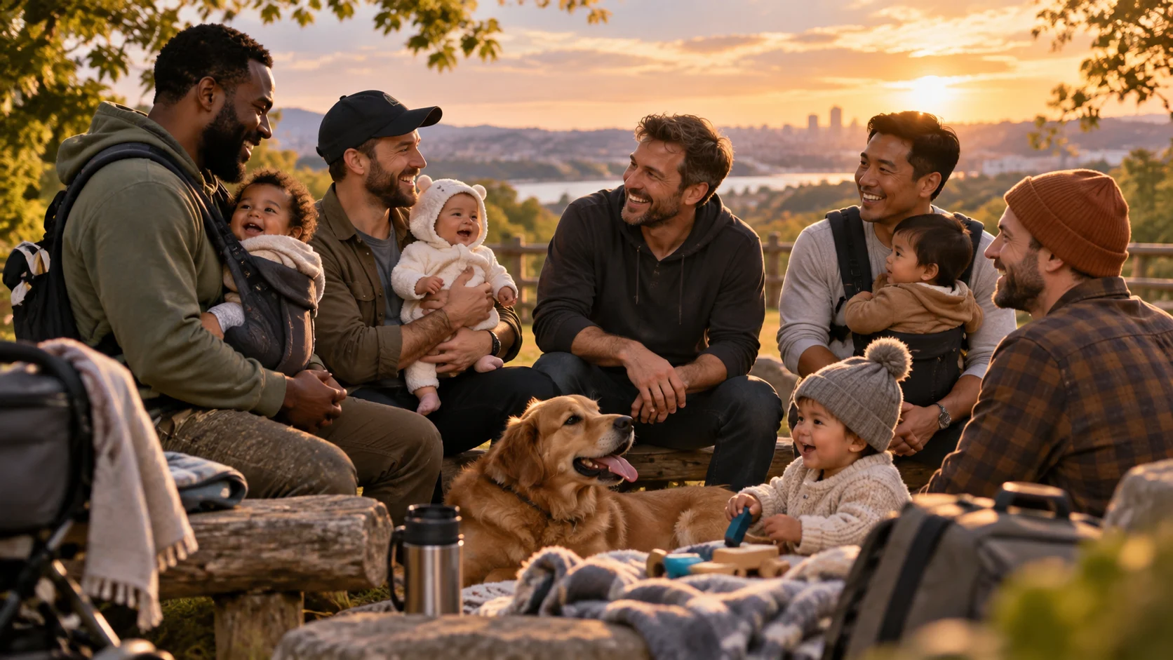 Dad Group Names for Friends, New Fathers, and Group Chats illustration for Supportive and meaningful dad group names