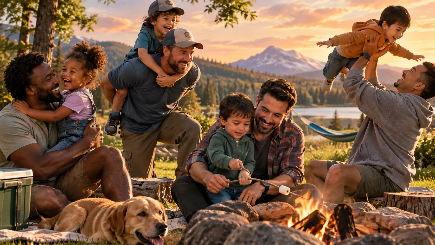 Dad Group Names for Friends, New Fathers, and Group Chats illustration for Names for dads and their kids