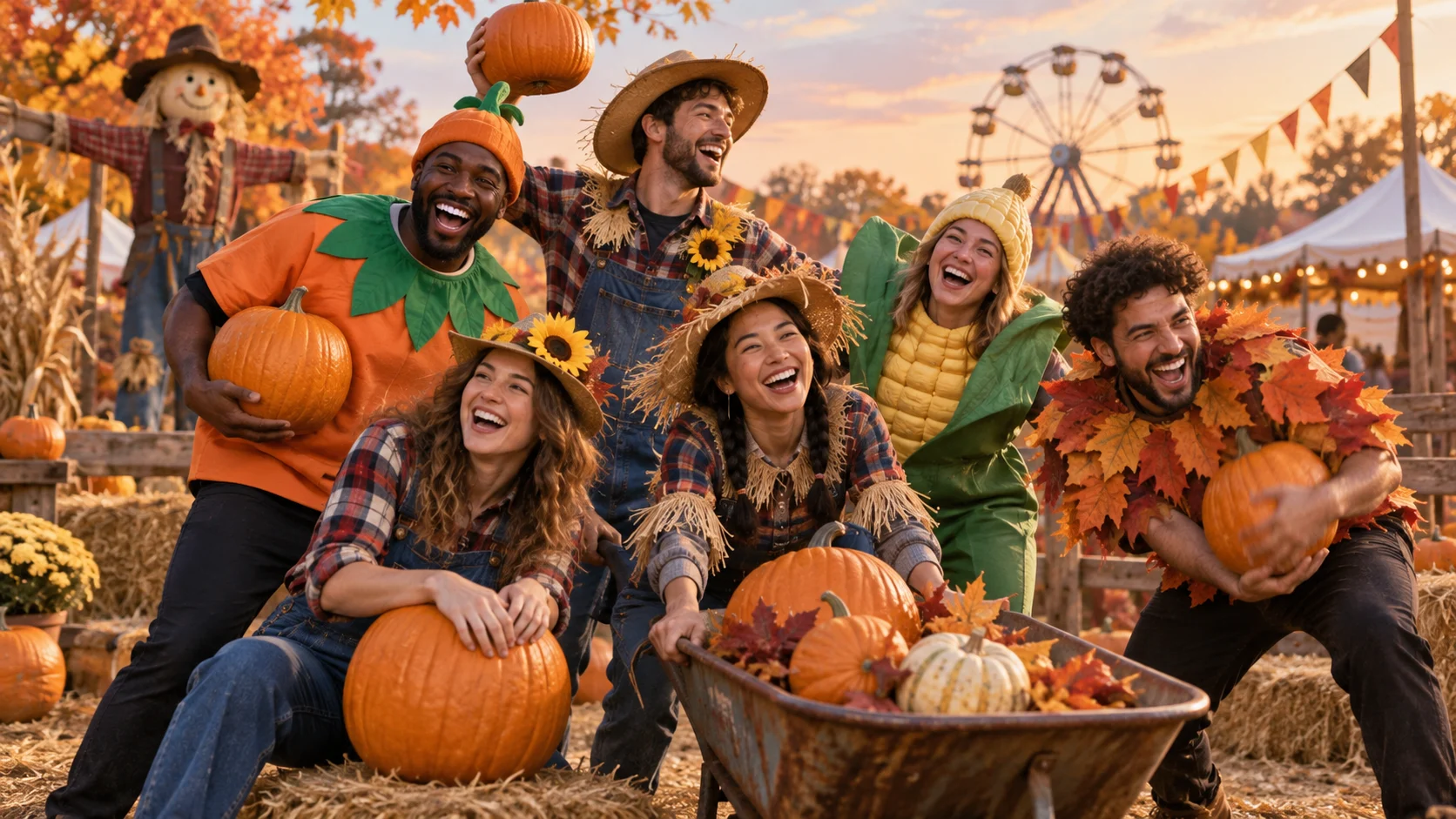 120 Fall Festival Team Names for Games, Booths, and Fundraisers illustration for Funny fall team names
