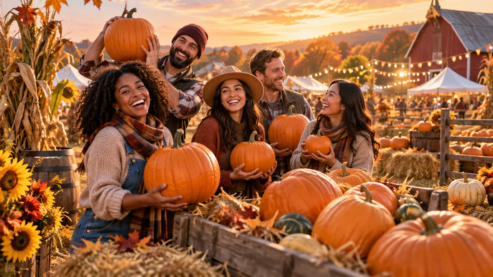 120 Fall Festival Team Names for Games, Booths, and Fundraisers illustration for Harvest and pumpkin team names