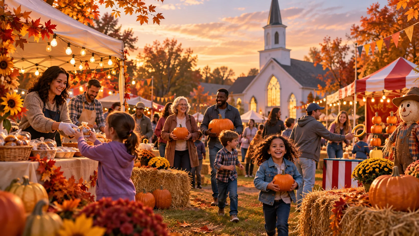 120 Fall Festival Team Names for Games, Booths, and Fundraisers illustration for Church and community festival names