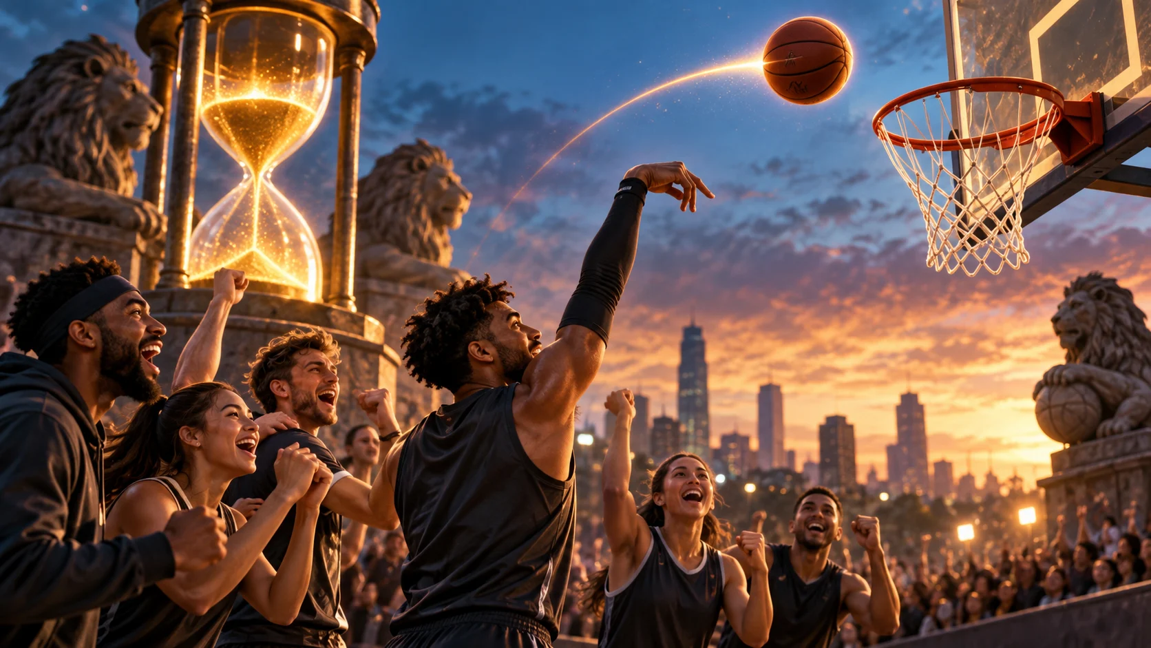 240+ Fantasy Basketball Team Names for the 2026-27 Season illustration for Clutch & Buzzer-Beater Names