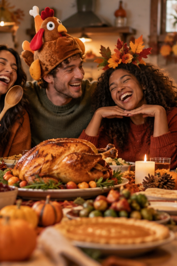 Friendsgiving Group Chat Names for Your Chosen Family Feast illustration for Funny Friendsgiving group chat names