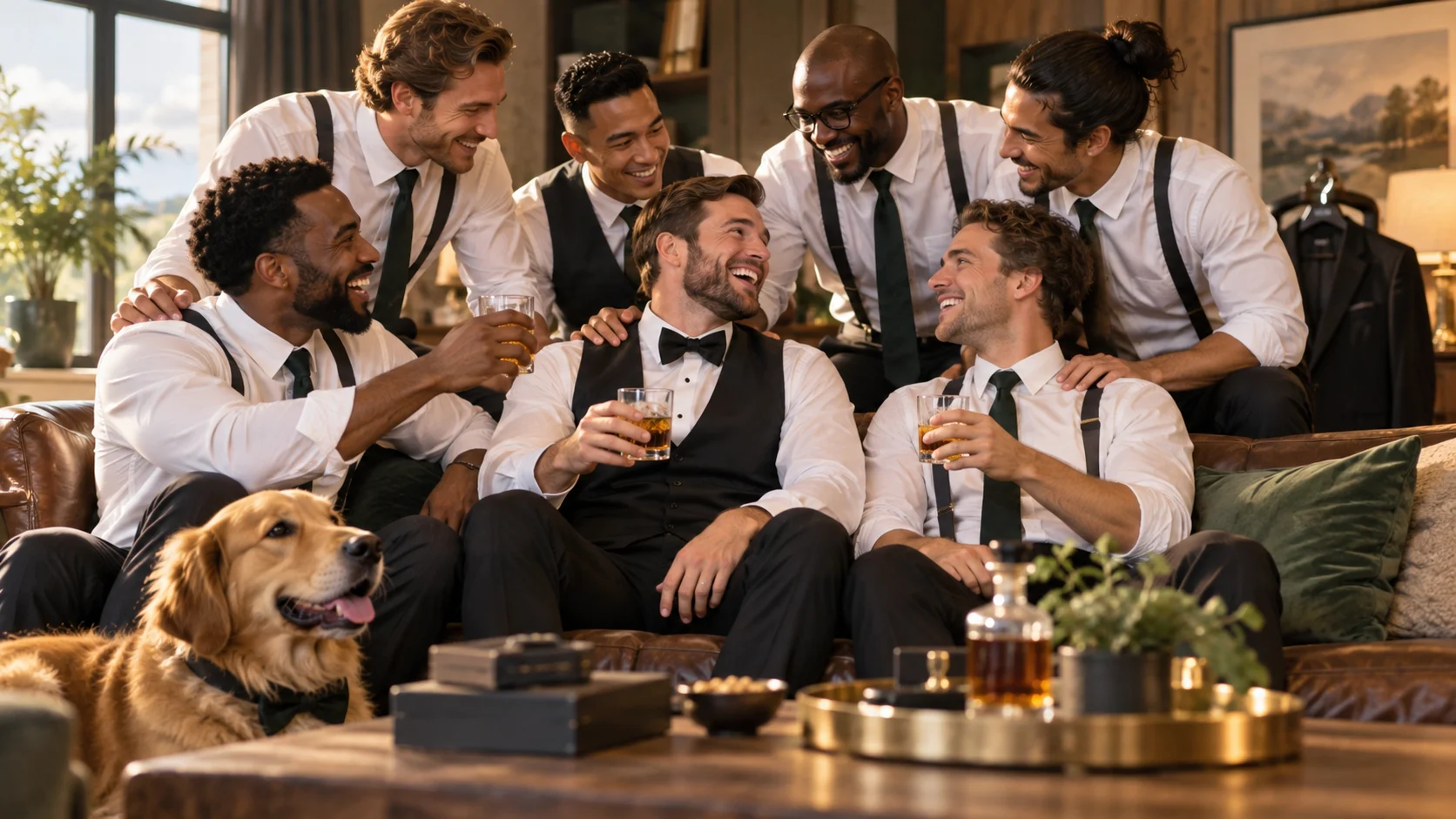 Groomsmen Group Chat Names for the Groom’s Whole Crew illustration for Inclusive names for the groom’s party