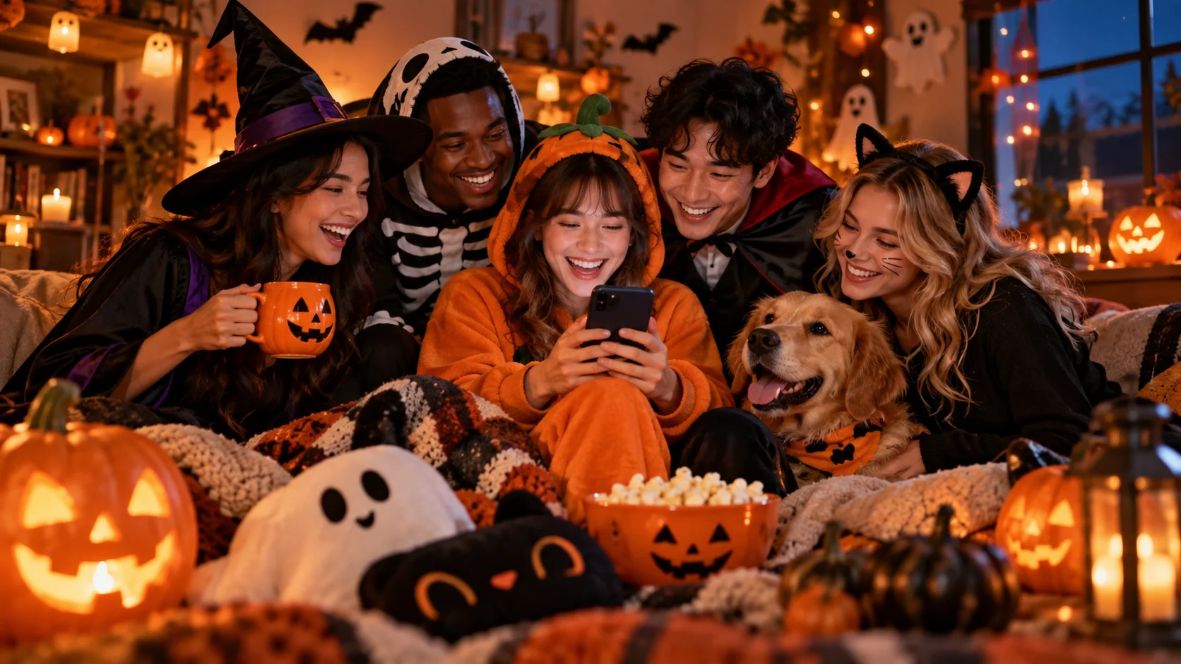 120 Halloween Group Chat Names for Friends, Families, and Parties illustration for Cute Halloween group chat names