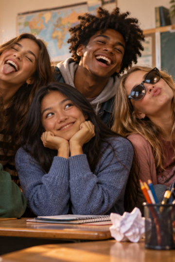 High School Friend Group Names for Classmates and Alumni illustration for Funny high school friend group names