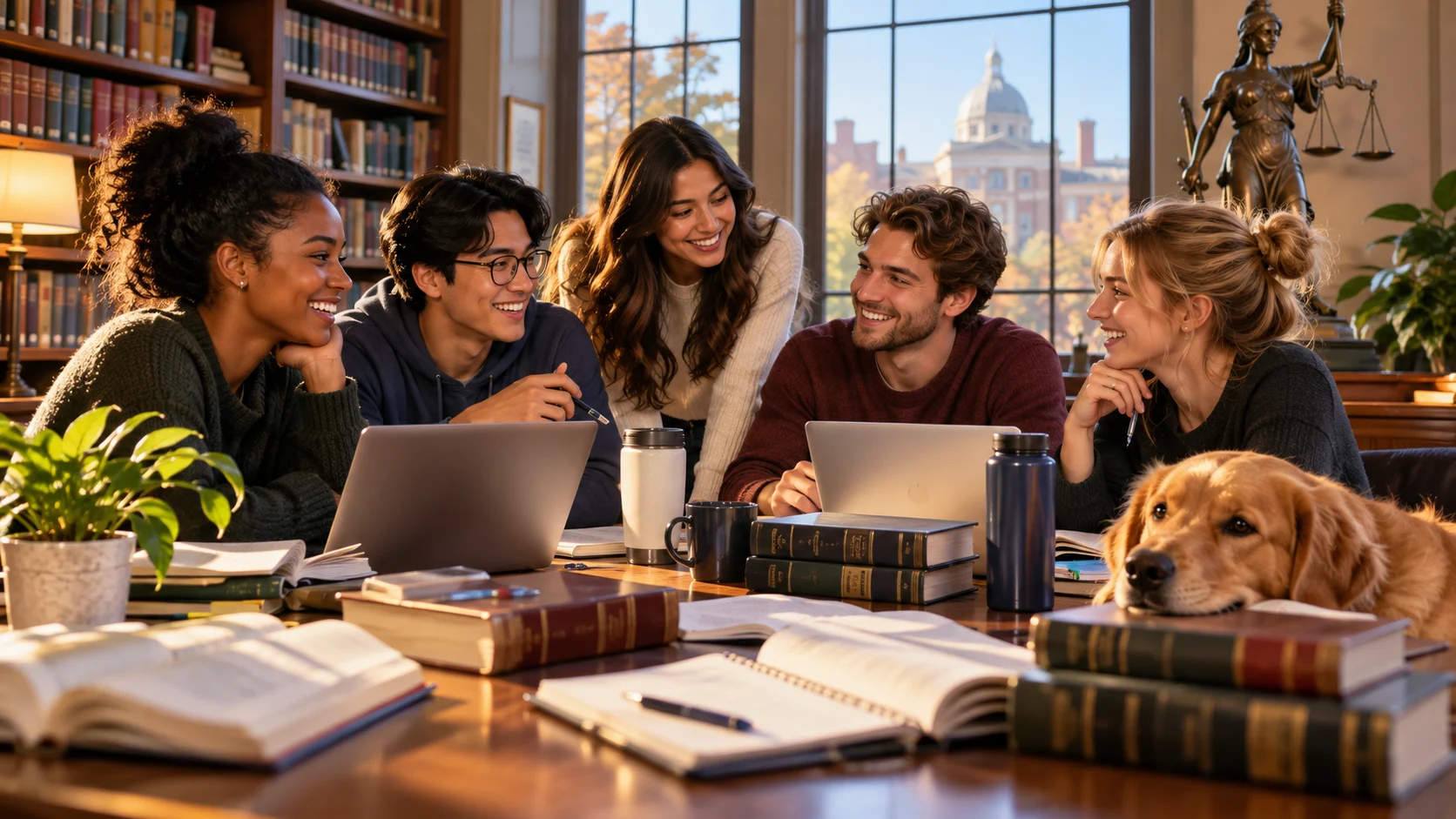 Law School Group Chat Names for Students and Study Groups illustration for 1L group chat names