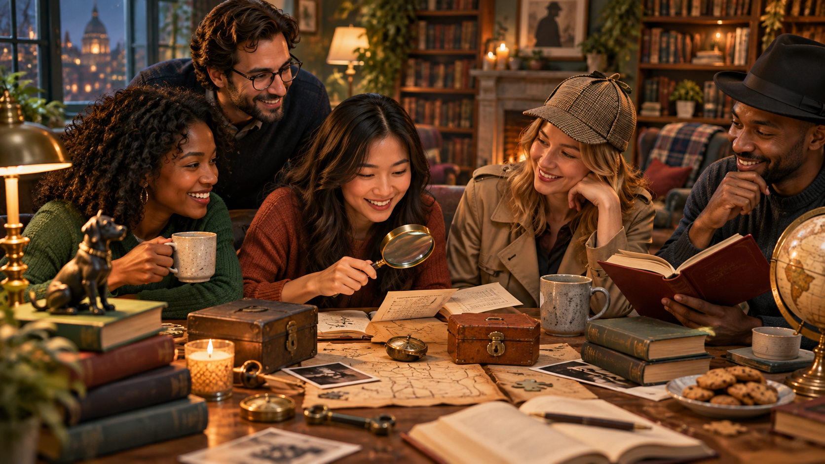 220+ Mystery Book Club Names for Sleuths and Thriller Fans illustration for Clever clue and puzzle names