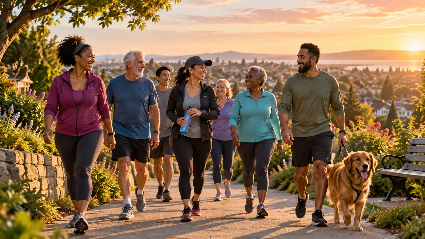 Neighborhood Group Names for Chats, Clubs, and Community Crews illustration for Names for walking and fitness neighbors