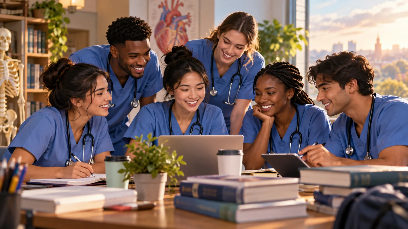 Nursing School Group Chat Names for Students and Cohorts illustration for Professional nursing school chat names