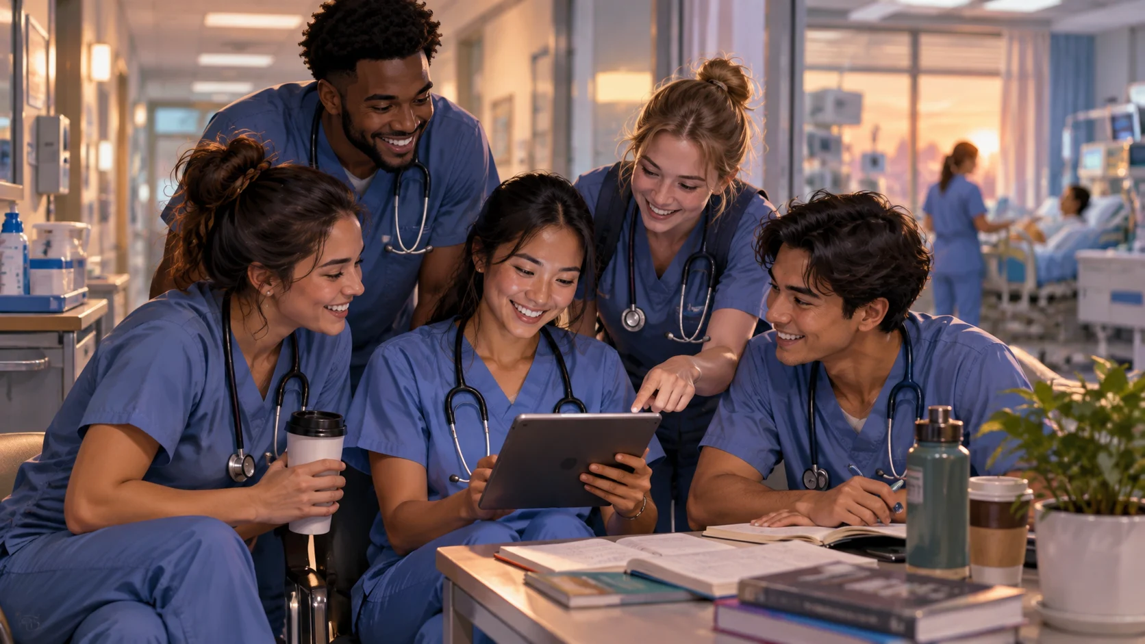 Nursing School Group Chat Names for Students and Cohorts illustration for Clinical rotation group chat names