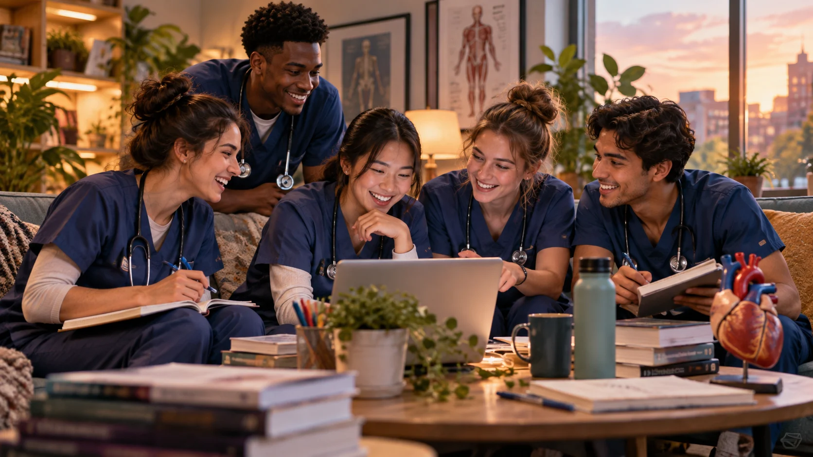 Nursing School Group Chat Names for Students and Cohorts illustration for Simple nursing school chat names