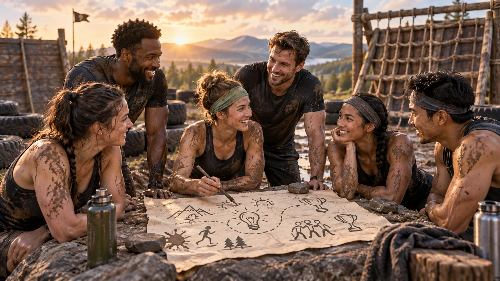 220+ Obstacle Course Race Team Names for Mud Runs and Fitness Challenges illustration for Tips for Naming Your Obstacle Course Race Team