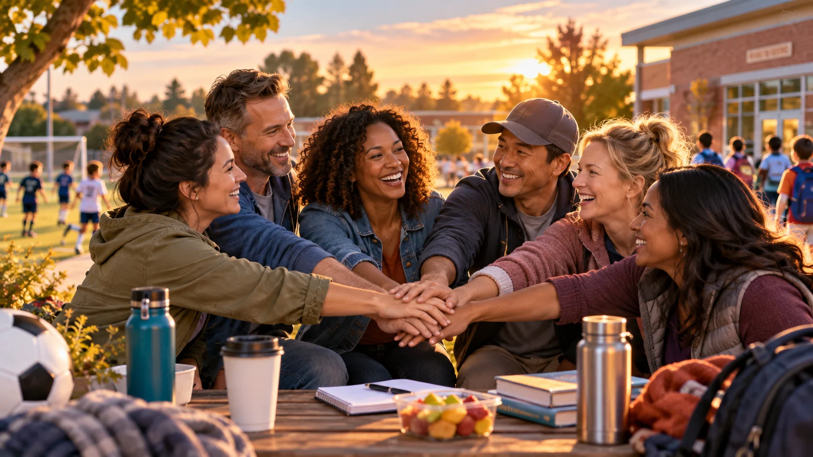 Parent Group Chat Names for School, Sports, and Family Life illustration for Supportive parent chat names