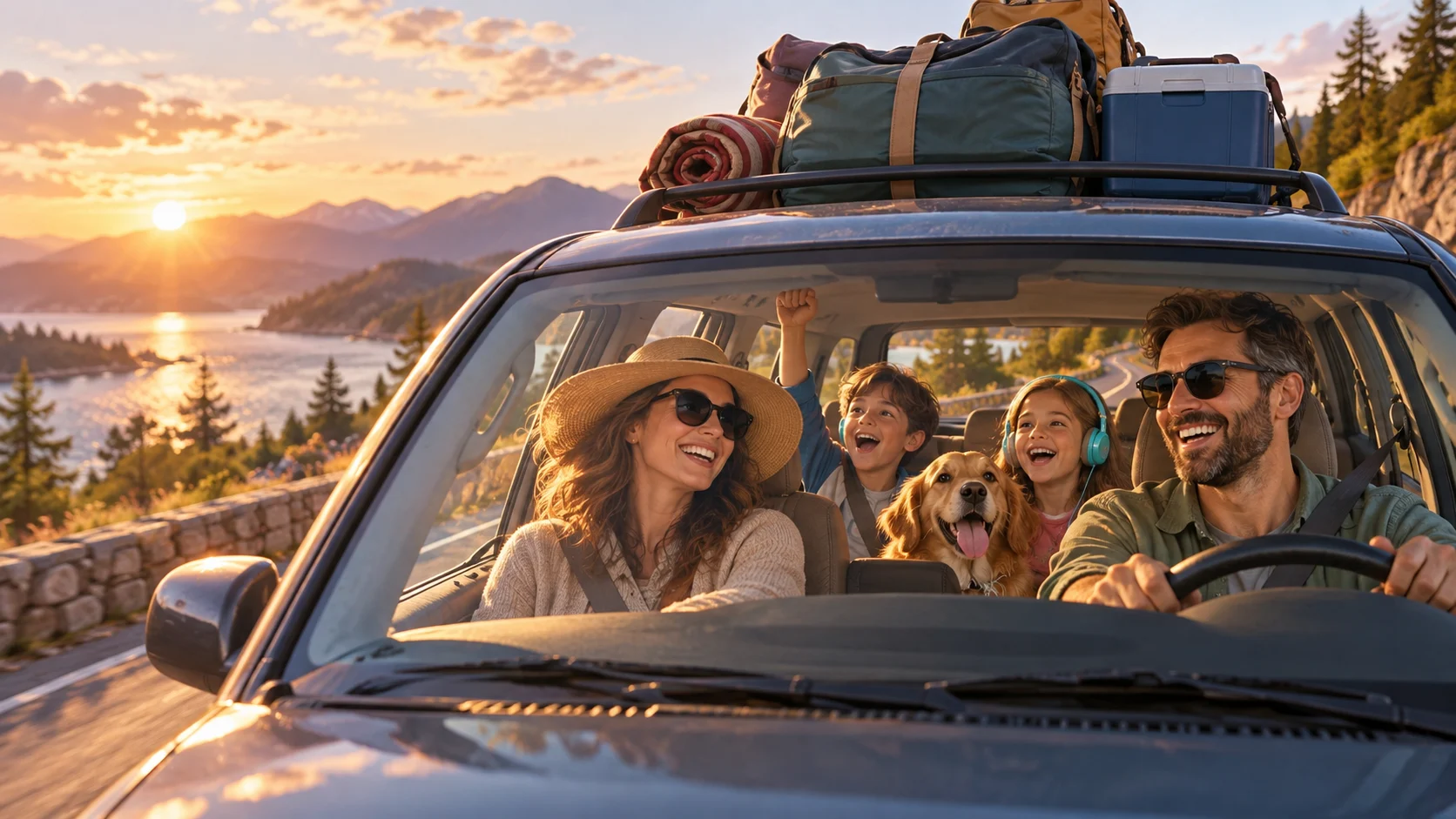 Road Trip Group Chat Names for Every Kind of Drive illustration for Family road trip group chat names
