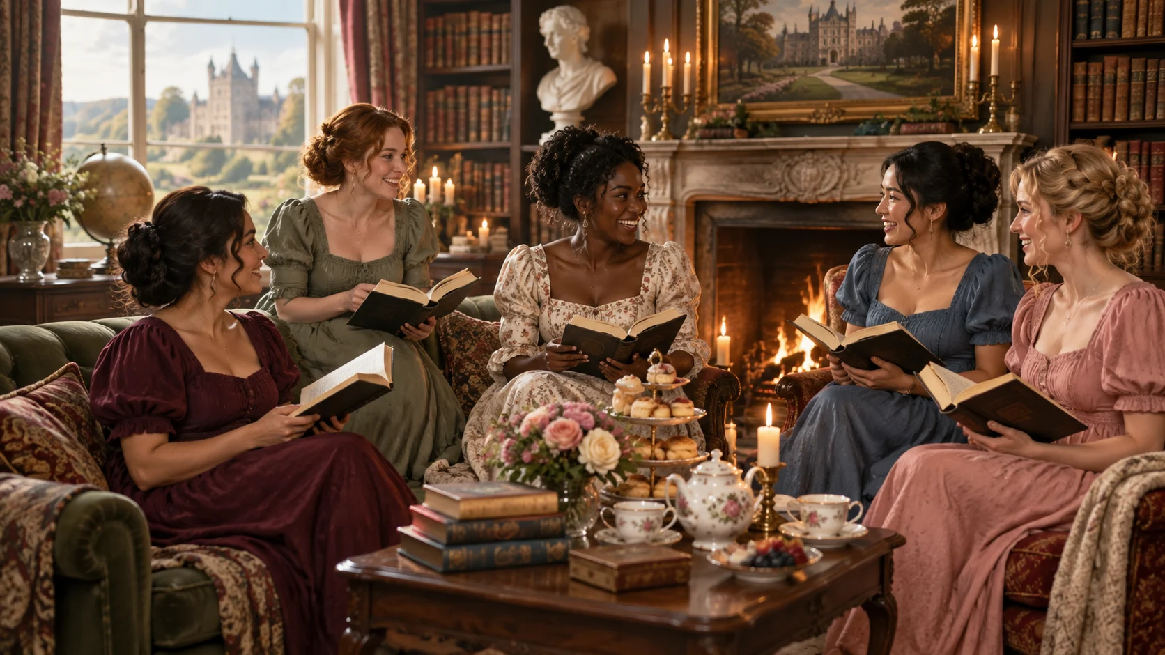 Romance Book Club Names for Every Kind of Love Story illustration for Historical romance book club names