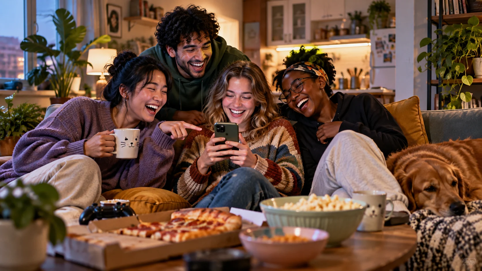 Roommate Group Chat Names for Every Shared Home illustration for Funny roommate group chat names