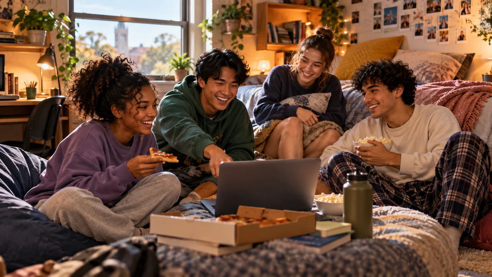 Roommate Group Chat Names for Every Shared Home illustration for College roommate group chat names