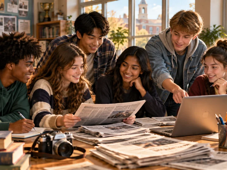 School Newspaper Name Ideas for Student Publications illustration for Classic school newspaper names