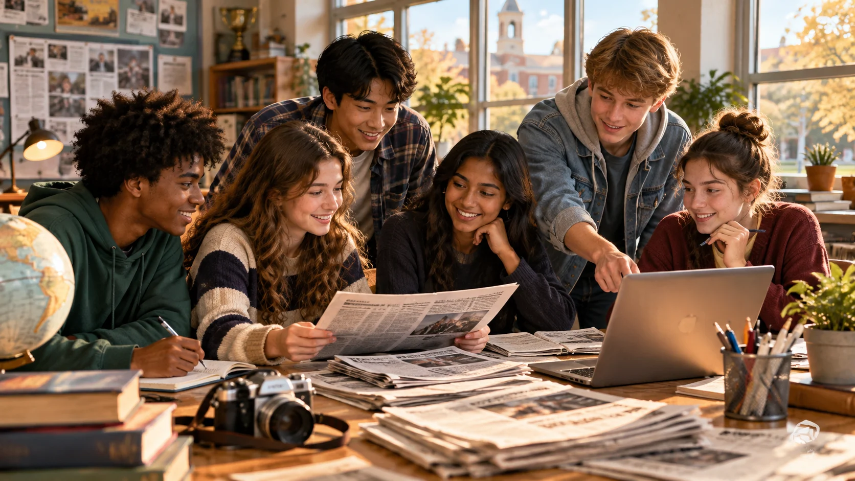 School Newspaper Name Ideas for Student Publications illustration for Classic school newspaper names