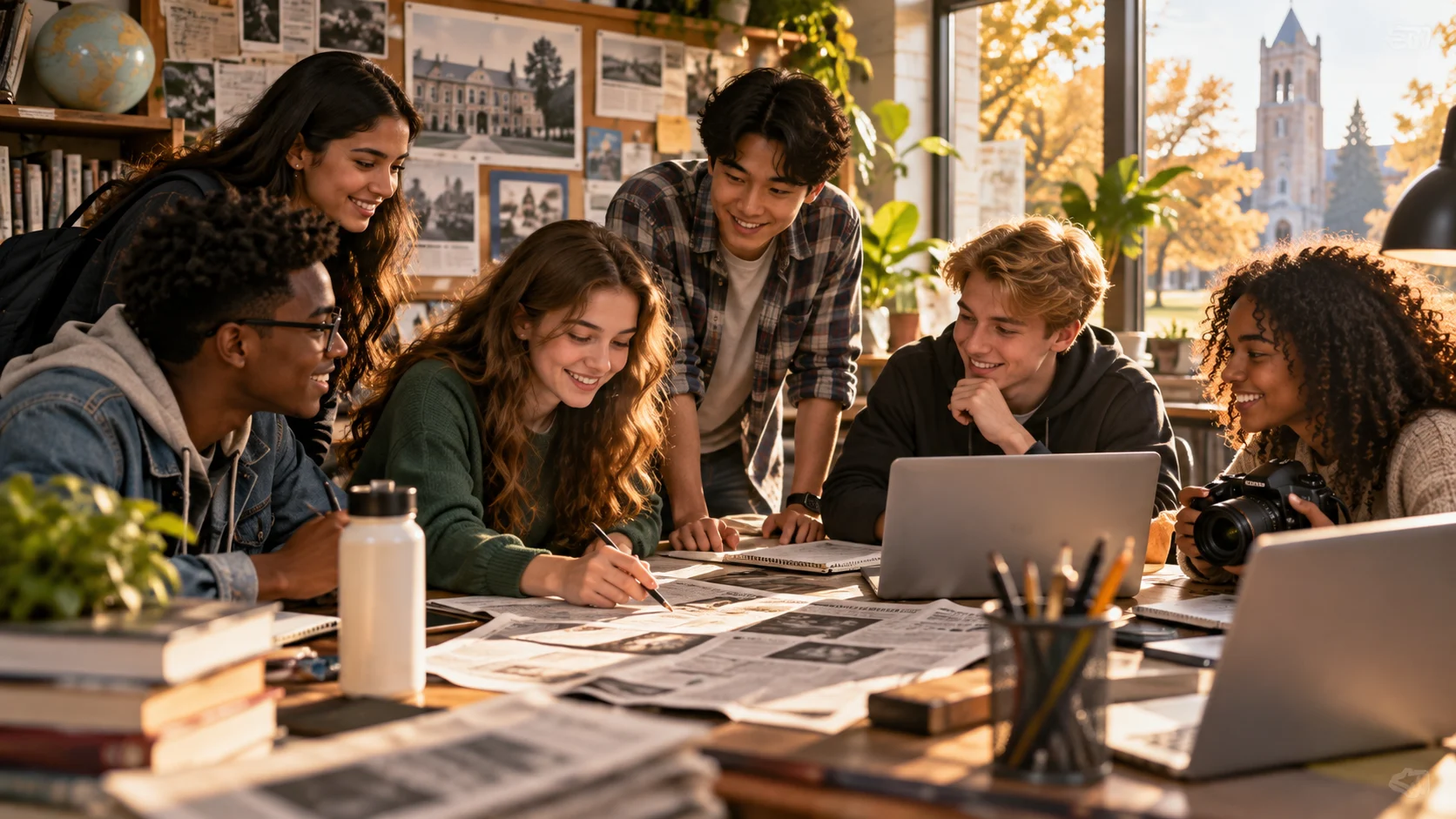 School Newspaper Name Ideas for Student Publications illustration for High school and college newspaper names