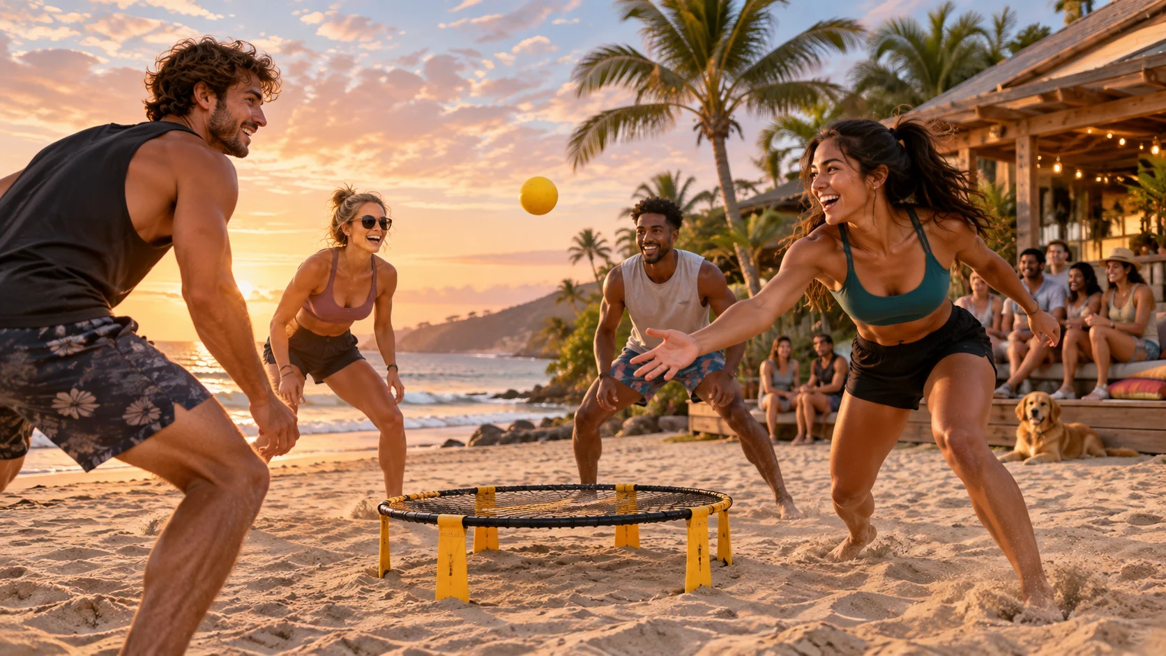220+ Spikeball Team Names for Backyard, Beach, and Tournament Duos illustration for Beach & Backyard Duo Names