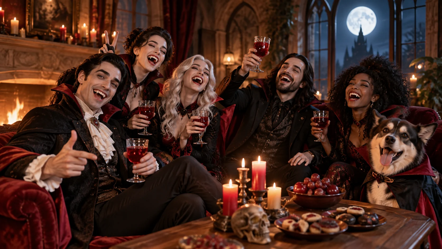 160 Vampire Group Names for Clans, Chats, and Parties illustration for Funny vampire group names