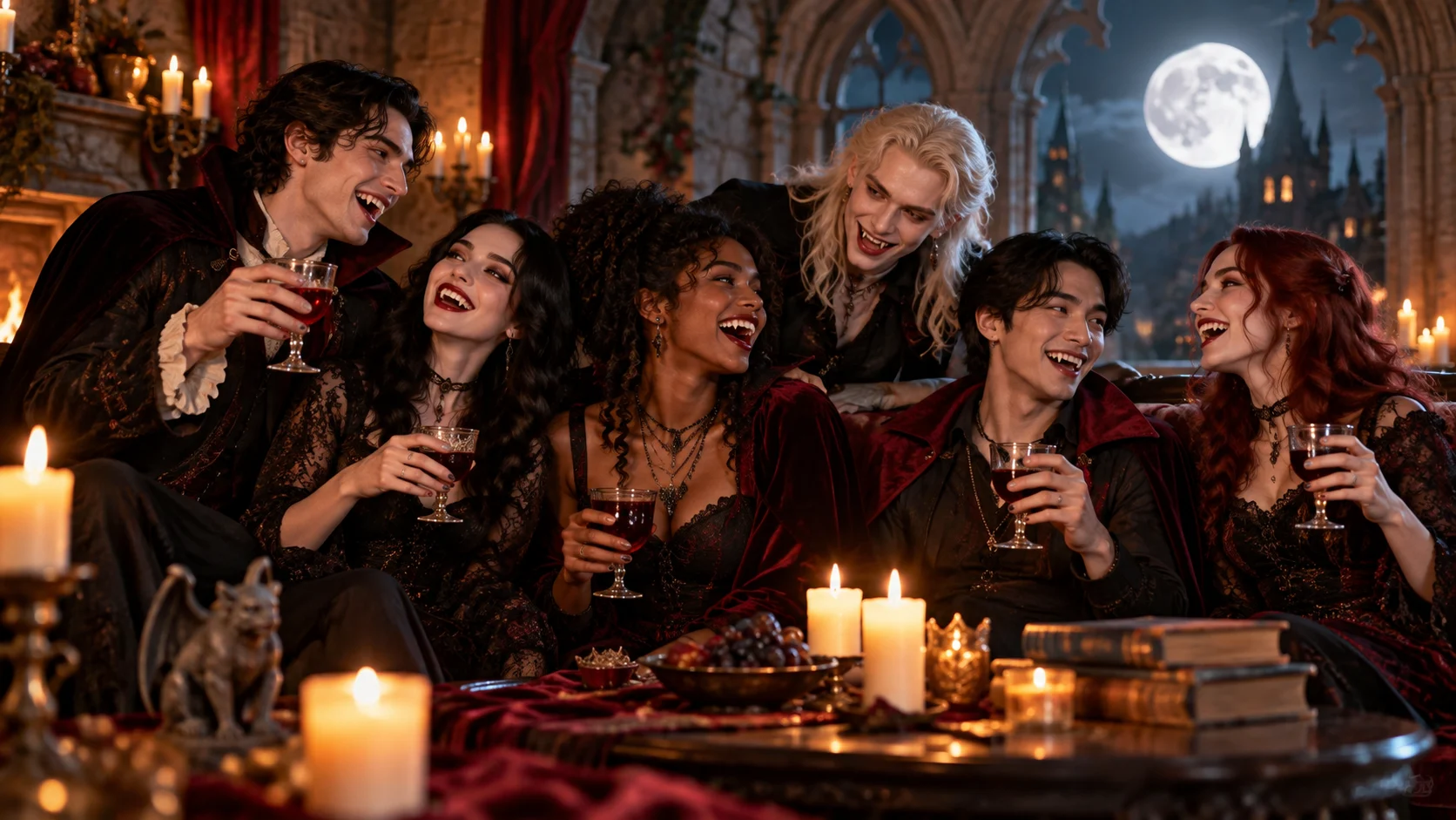 160 Vampire Group Names for Clans, Chats, and Parties illustration for Short vampire group names